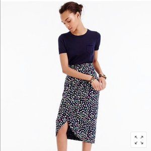 J Crew Tulip Pencil Wrap Skirt NWT
